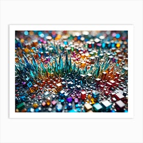 Abstract Cubes 5 Art Print