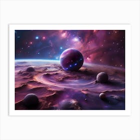 Nebula Paintings Art Print 1 Art Print