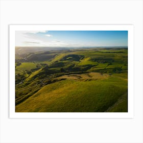 Aerial View Of The Dales 26 Art Print