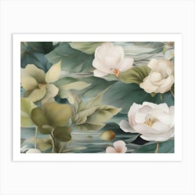 Magnolias Art Print