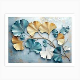 Ginkgo Leaves 19 Art Print