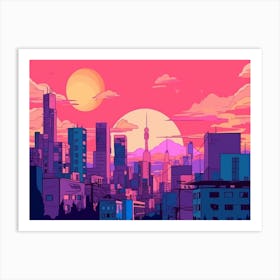 Sofia Skyline Art Print