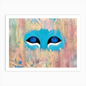 Lion Eyes Art Print