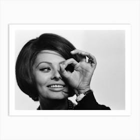 Sophia Loren 1964 Art Print