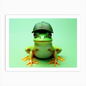 Frog In A Hat Art Print