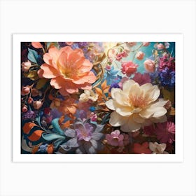 Floral Arrangement Art Print