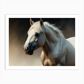 White Horse 1 Art Print