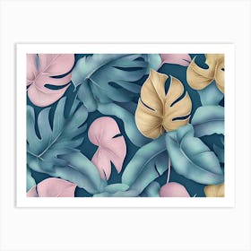 Tropical Leaves 26 Art Print