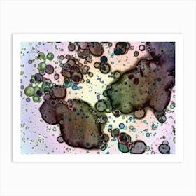 Alcohol Ink Abstraction 13 Art Print