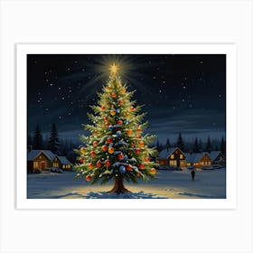 Christmas Tree Art Print