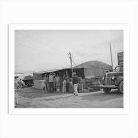 Commissary In The Labor Contractor S Pea Pickers Camp, Canyon County, Idaho By Russell Lee Art Print