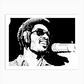 Stevie Wonder Song Music Art Print