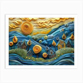 Pure Happiness - Joyful and Colorful Abstract Art Print