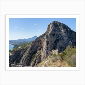 Coastal view at Mascarat Canyon Art Print