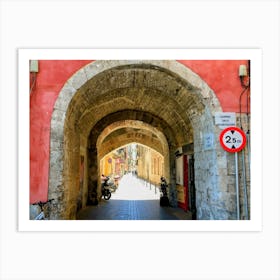 Archway in Old Ibiza (Spain Series) Art Print