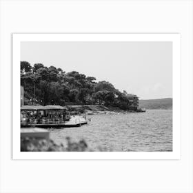 Mediterranean Sea - Black And White Art Print