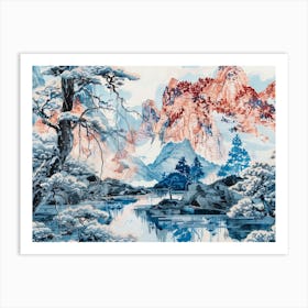 Chinese Mountains 3 Art Print