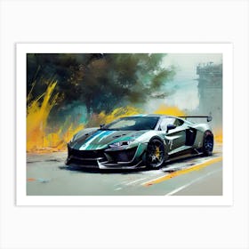 Lamborghini 213 Art Print