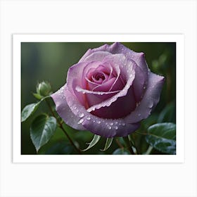 Purple Rose Art Print