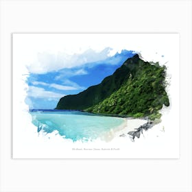 Ofu Beach, American Samoa, Australia & Pacific Art Print