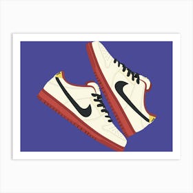 Nike Dunk Low Art Print