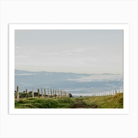 Rural landscape at Costa Rica Art Print