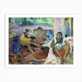 Paul Gauguin S Tahitian Fisherwomen (1891), Paul Gauguin Art Print