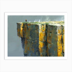 Cliff Edge 1 Art Print