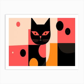 Abstract Cat 6 Art Print