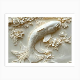 Chinese Koi Fish 1 Art Print