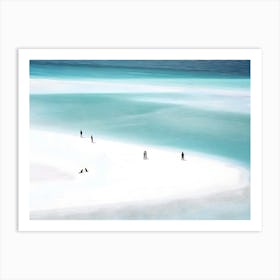 White Sand Beach Art Print