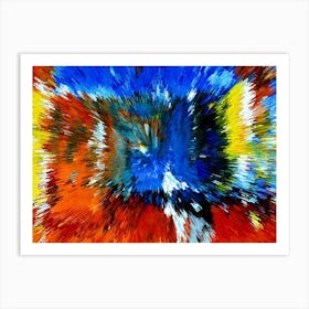 Acrylic Extruded Painting 30 Art Print