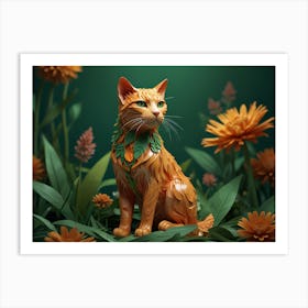 Cat adaptation and environment Art Print