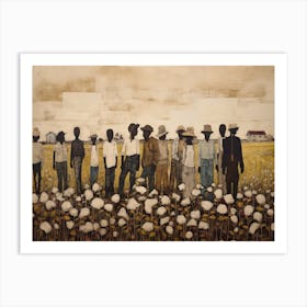 Cotton Field Art Print