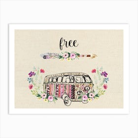 Camper Life Art Print