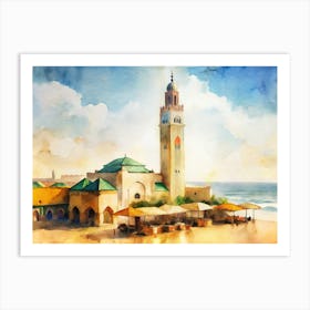 Moroccan Mosque Art Print