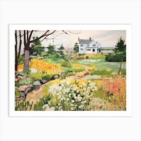 Spring In Maine - expressionism Art Print