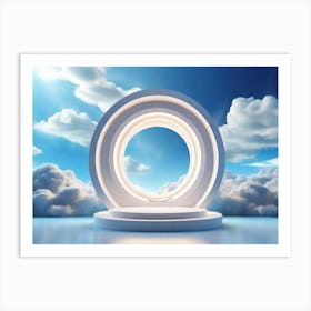 Cloudy Sky 2 Art Print