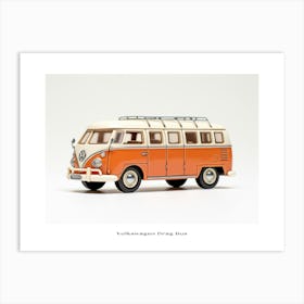 Toy Car Volkswagen Drag Bus Orange 2 Poster Art Print