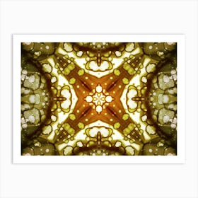 Abstraction Watercolor Pattern 2 Art Print