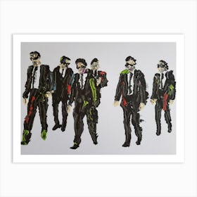 Reservoir Dogs Abstract Art Print