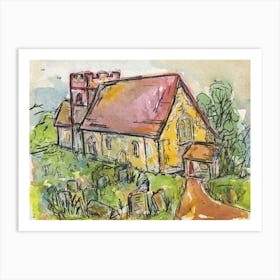 Walthamstow Church 27th May 2024 Art Print