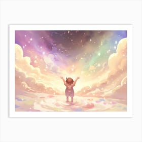 Child In The Clouds 1 Art Print