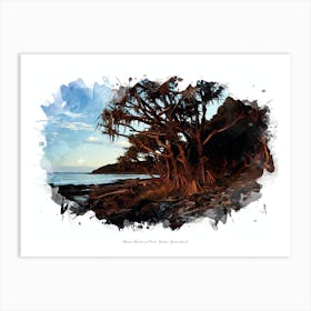 Noosa National Park, Noosa, Queensland Art Print