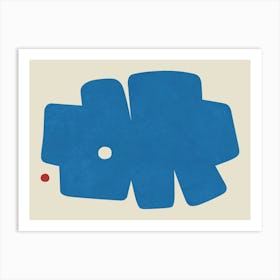 Blue Flower Art Print