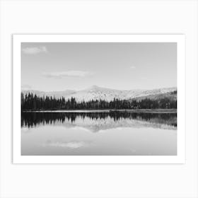 Utah Mountains and Lake Art Print