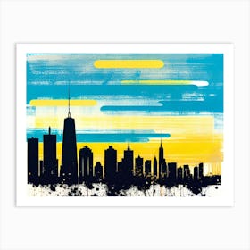 New York City Skyline 95 Art Print