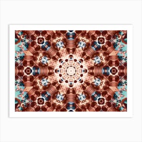 Solar Mandala Pattern And Texture 1 Art Print