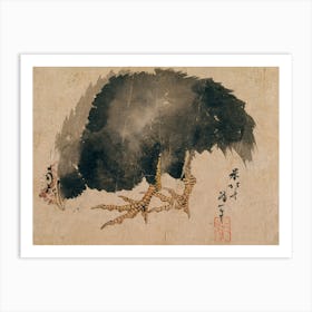 Hokusai Ukiyo-e Kiwi Bird Art Print