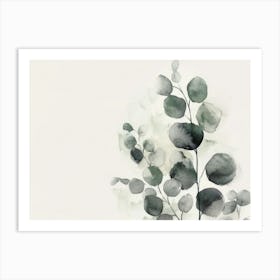 Eucalyptus Leaves Canvas Print Art Print